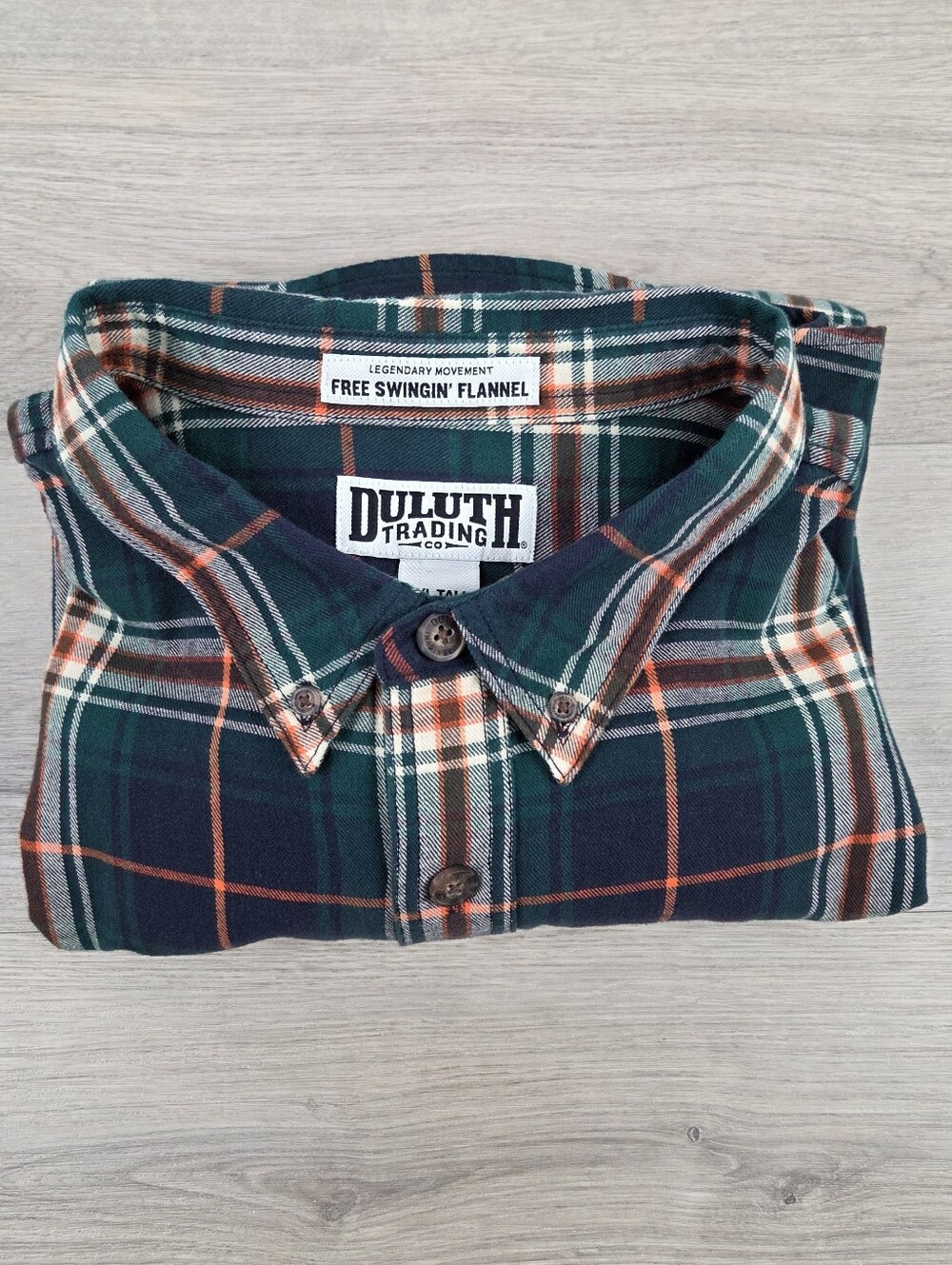 Duluth Free Swinging Flannel Shirt Mens 2XL Multicolor Plaid Relaxed Fit